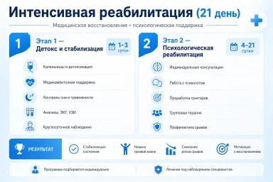 Реабилитация за 21 день в Лобне